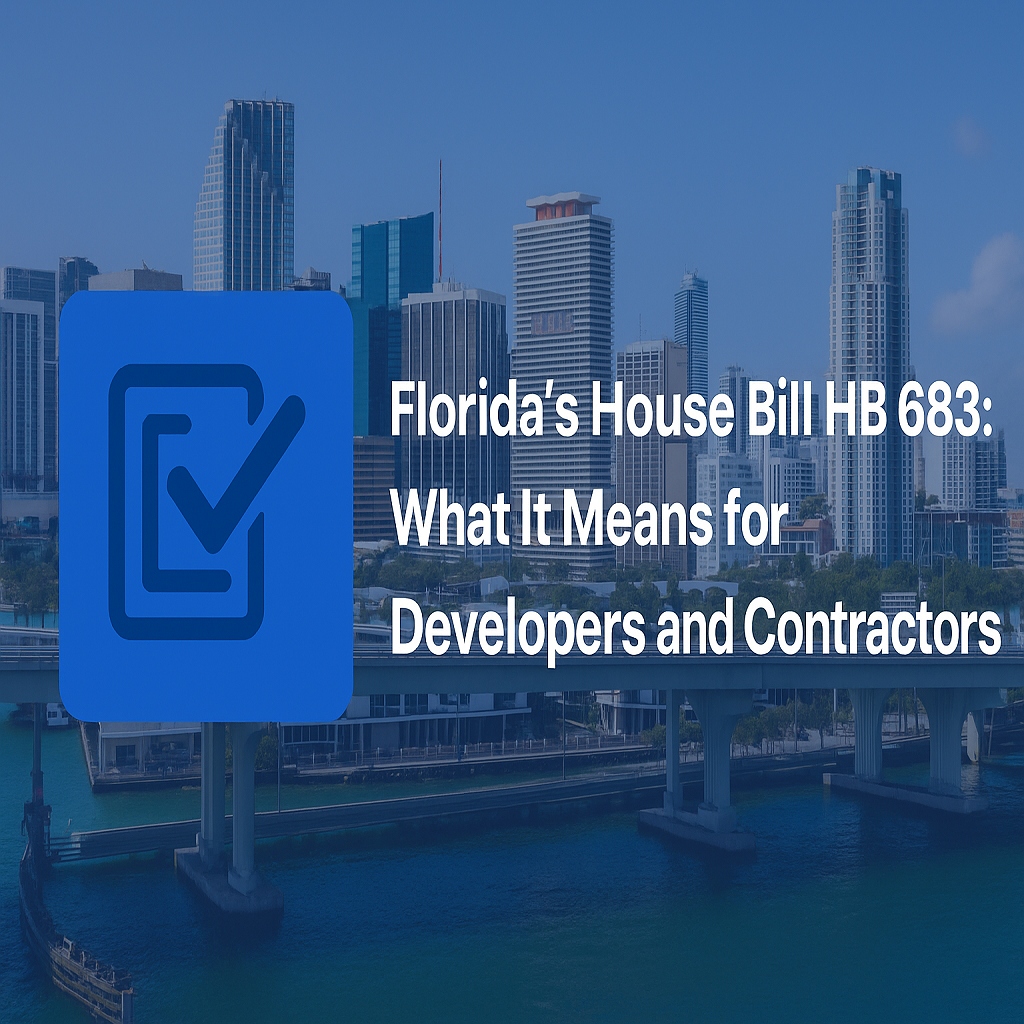 Florida’s House Bill 683: What It Means for Developers and Contractors
